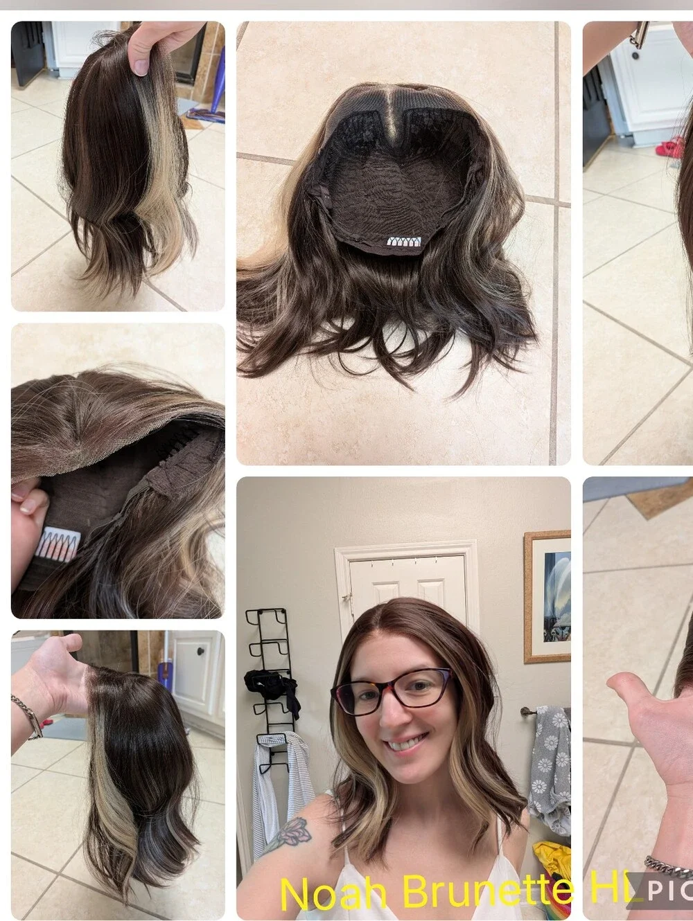 Chelsey Smith Crowns Noah Brunette with Highlights Petite Wig